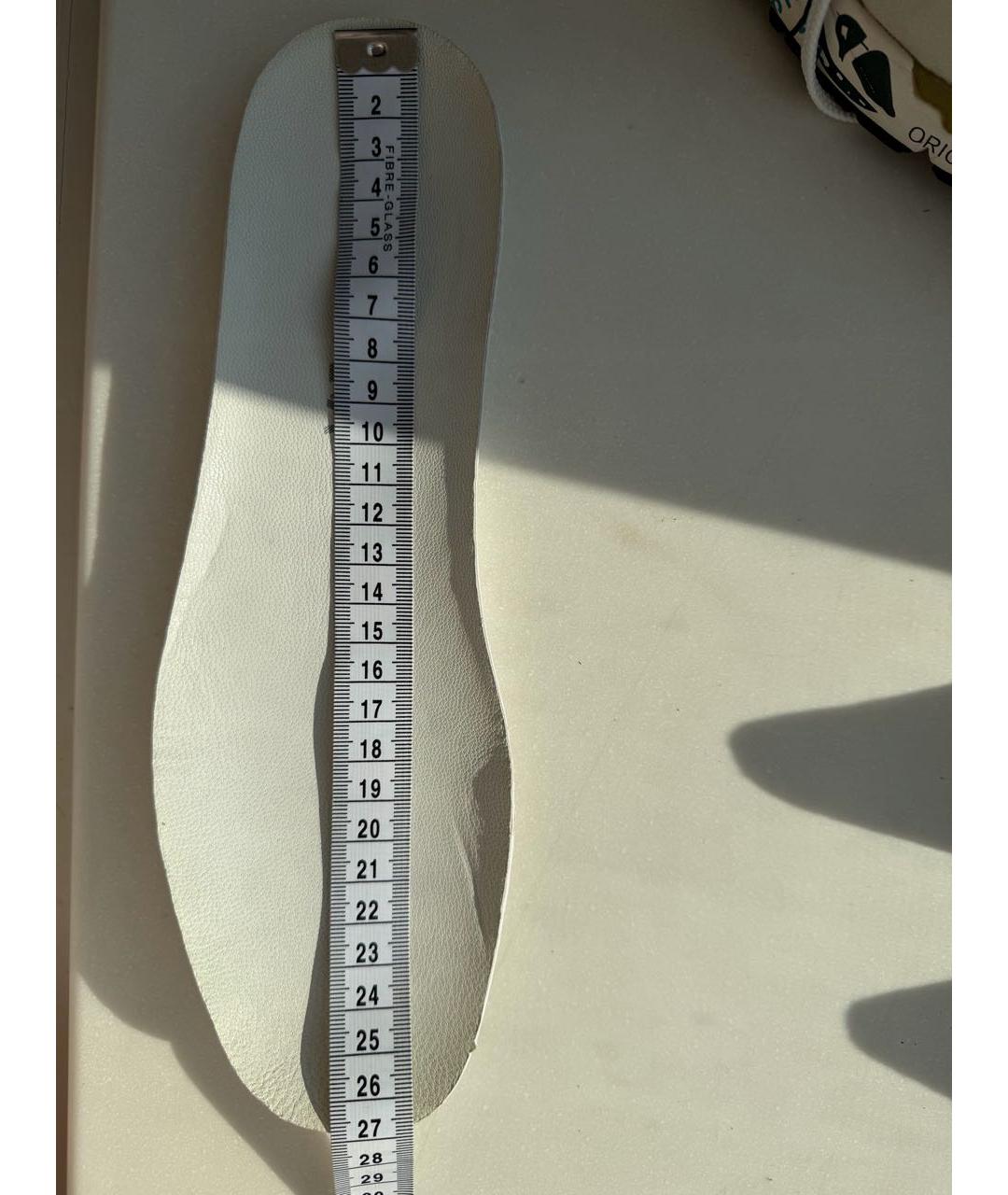 PREMIATA Белые текстильные низкие кроссовки / кеды, фото 5