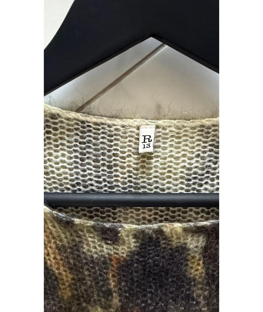 R13 Мульти шерстяной джемпер / свитер, фото 6