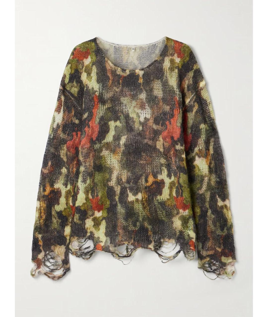 R13 Мульти шерстяной джемпер / свитер, фото 2