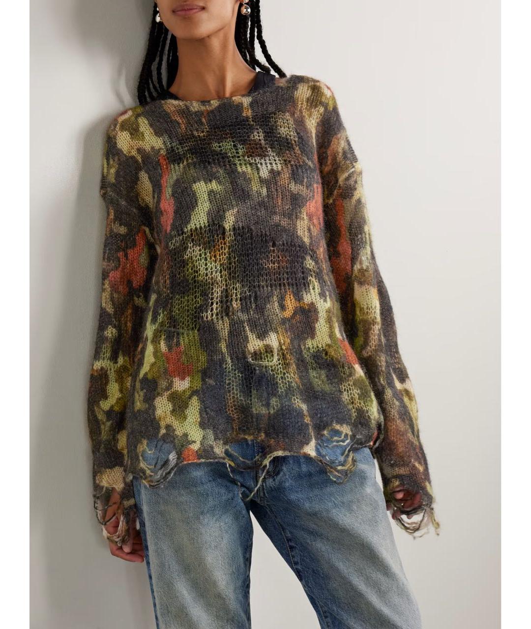 R13 Мульти шерстяной джемпер / свитер, фото 4