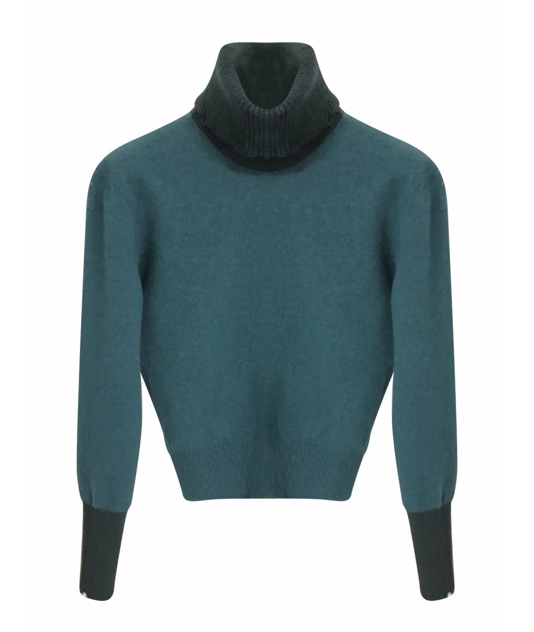 DIESEL Зеленая кашемировая водолазка, фото 1
