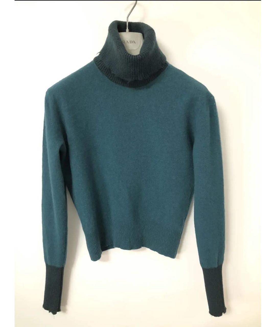 DIESEL Зеленая кашемировая водолазка, фото 8