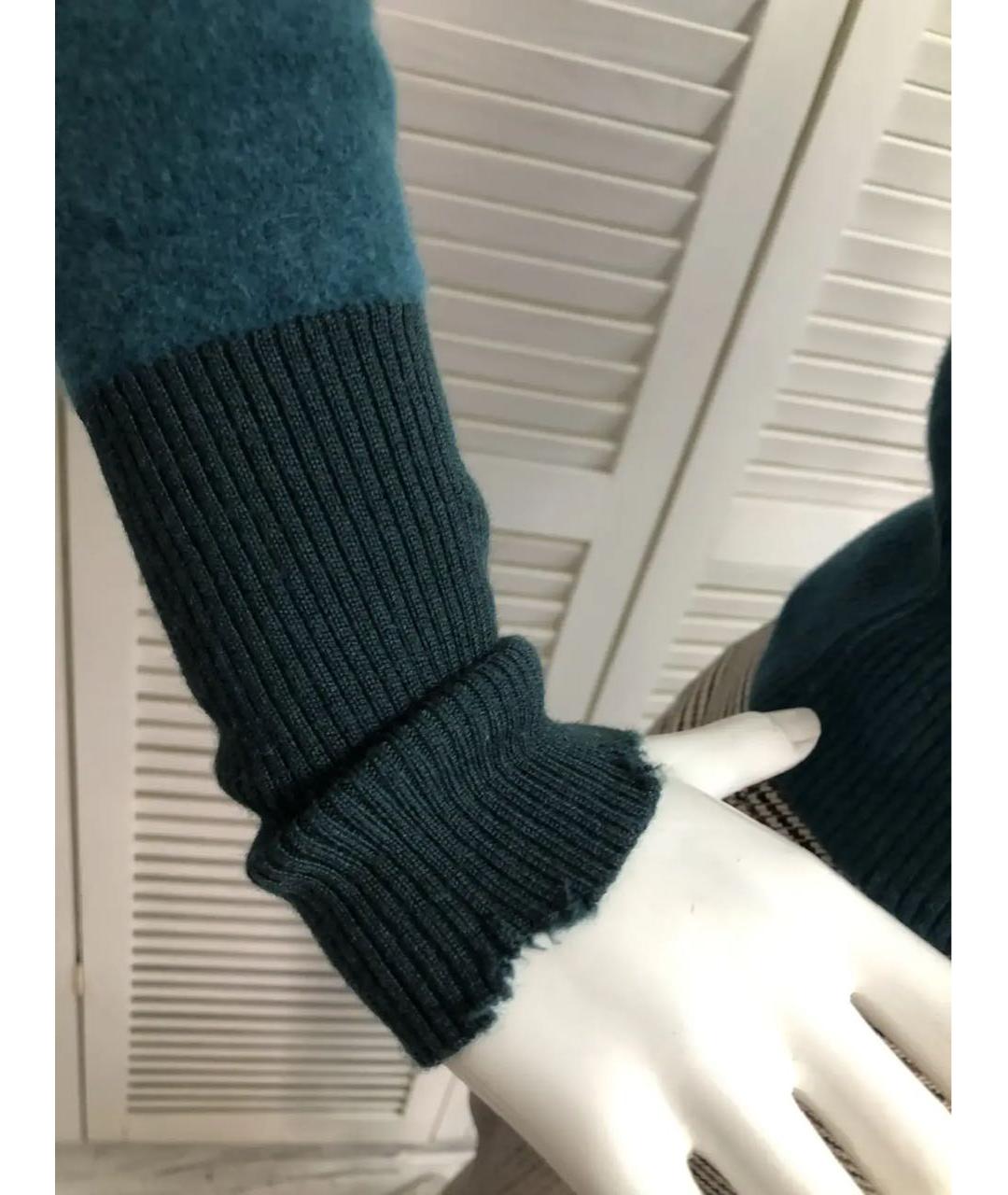 DIESEL Зеленая кашемировая водолазка, фото 4