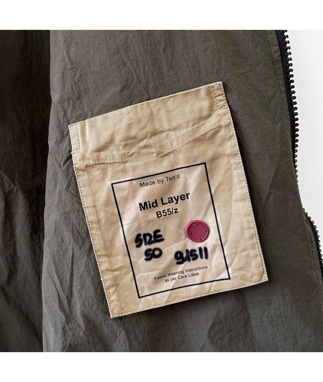 TEN C Хаки куртка, фото 6