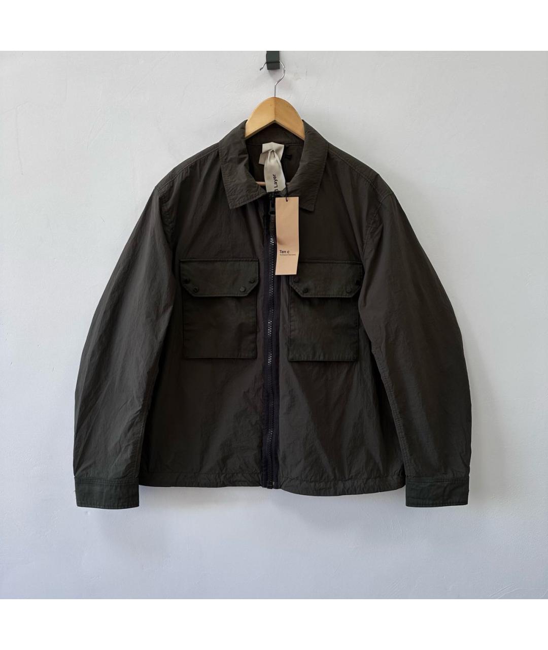 TEN C Хаки куртка, фото 2