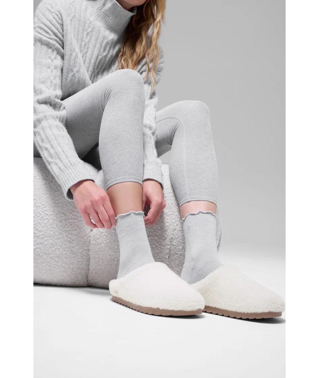 ALO YOGA Белые сабо, фото 5