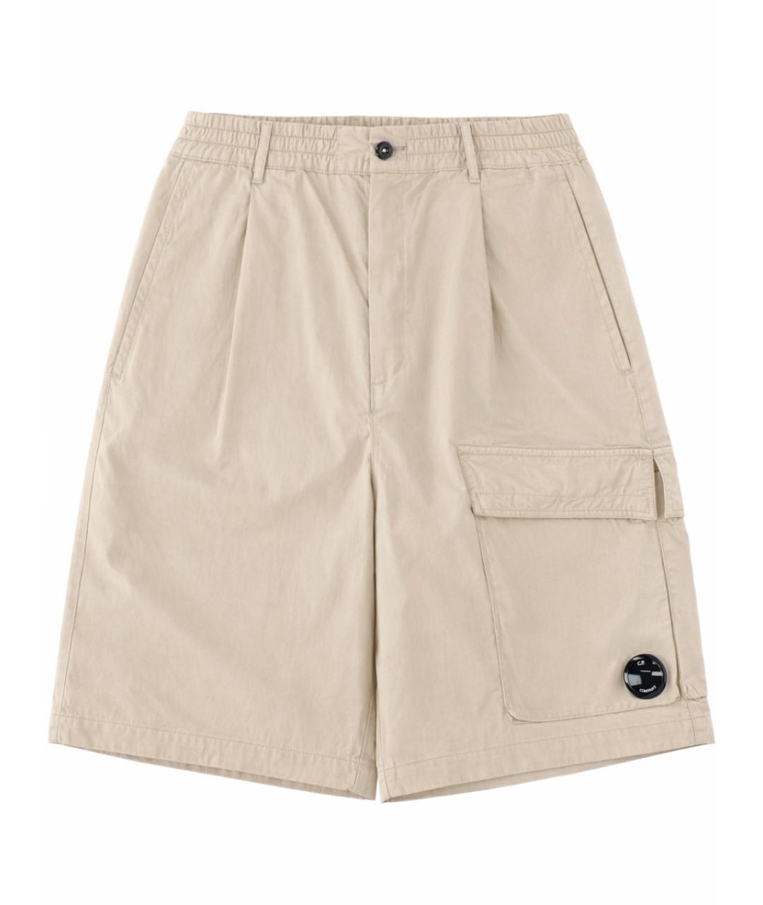 CP COMPANY Серые хлопковые шорты, фото 1