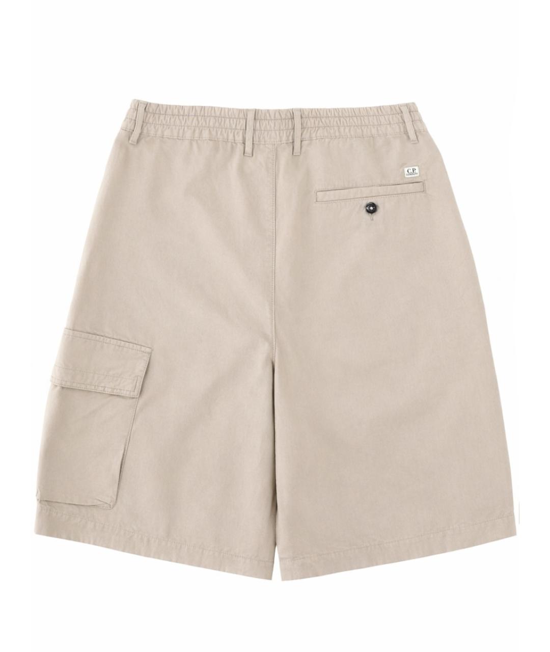 CP COMPANY Серые хлопковые шорты, фото 2