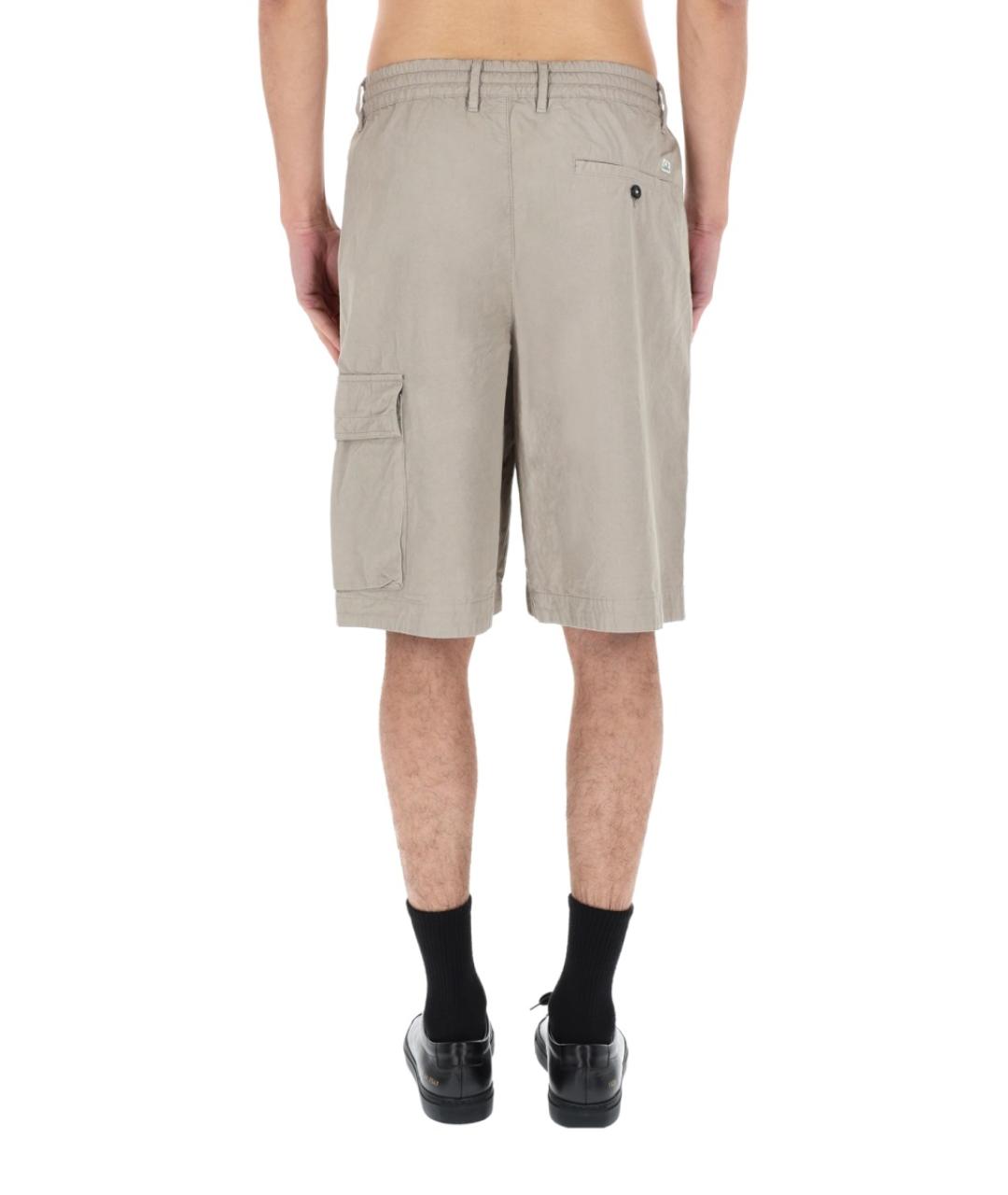 CP COMPANY Серые хлопковые шорты, фото 5