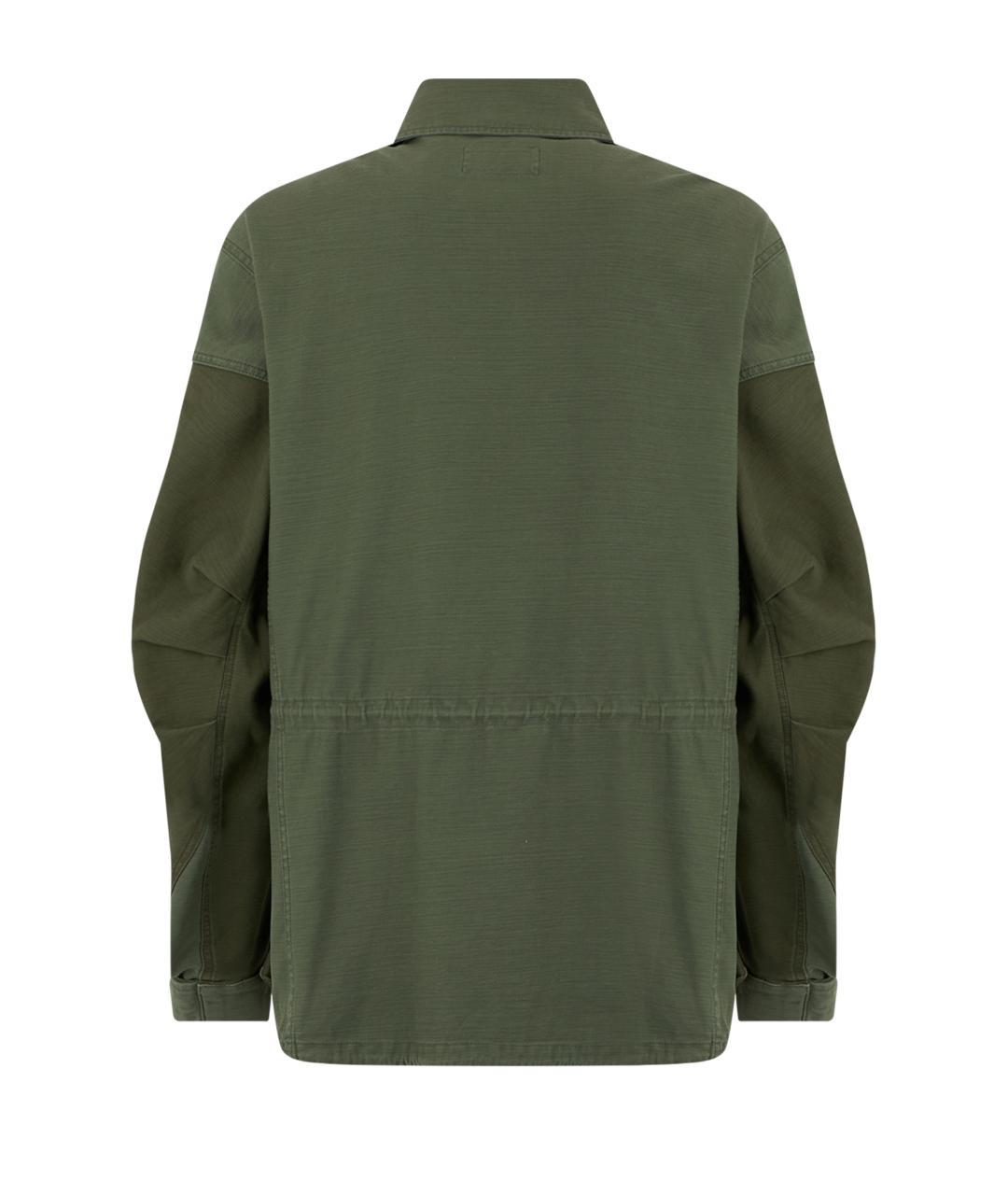 CELINE Зеленая хлопковая парка, фото 2