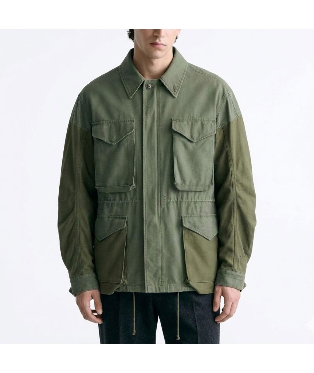 CELINE Зеленая хлопковая парка, фото 3