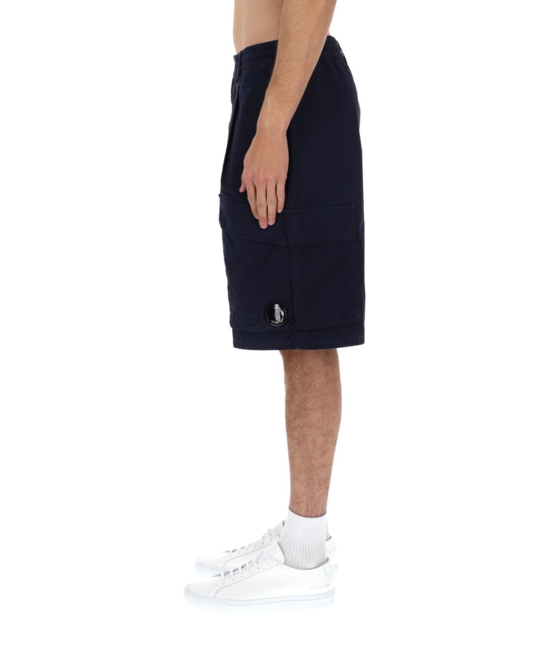 CP COMPANY Синие хлопковые шорты, фото 4