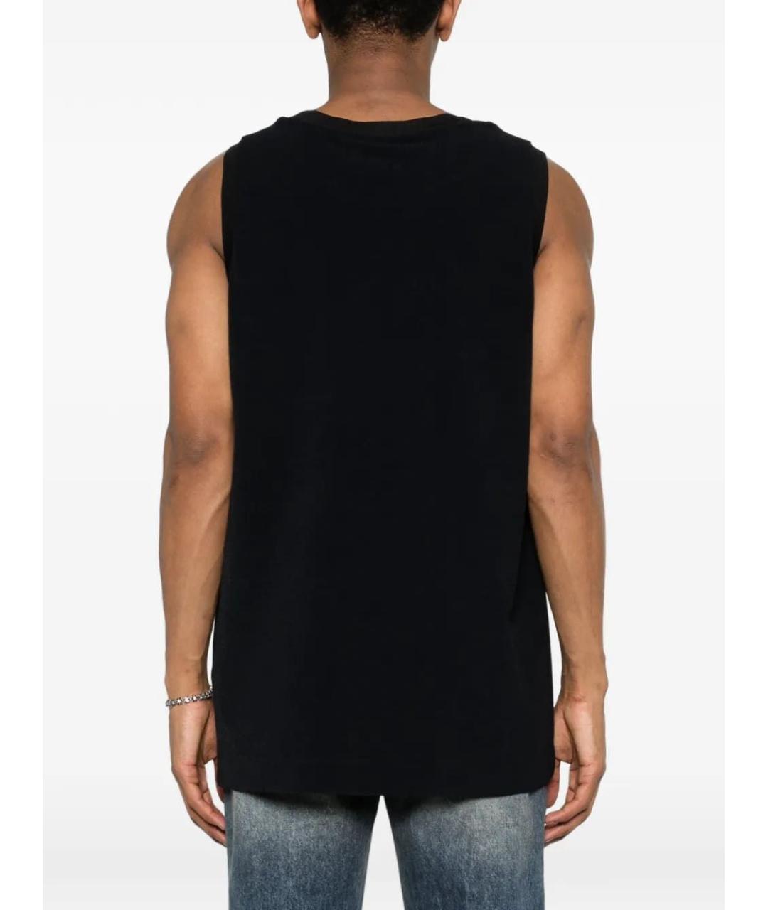 BALMAIN Черная майка, фото 3