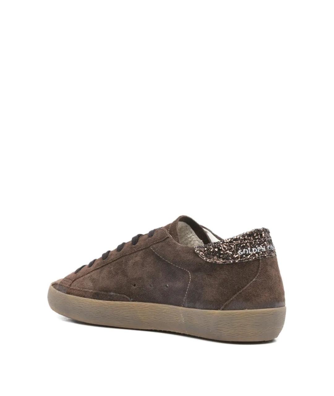 GOLDEN GOOSE DELUXE BRAND Бежевые замшевые кроссовки, фото 3