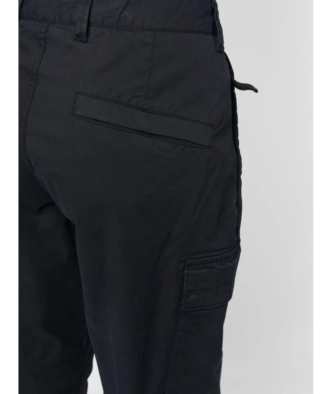 STONE ISLAND Синие хлопковые повседневные брюки, фото 4