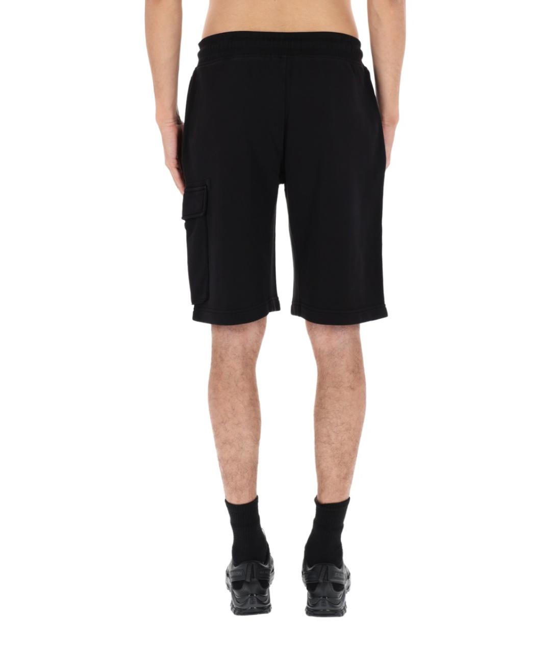 CP COMPANY Черные хлопковые шорты, фото 5