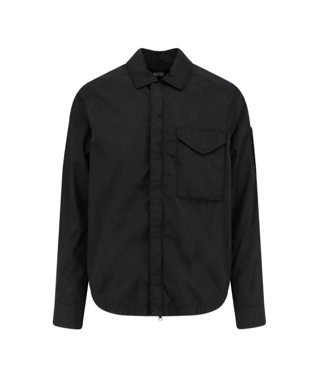 CP COMPANY Черная полиамидовая куртка, фото 1