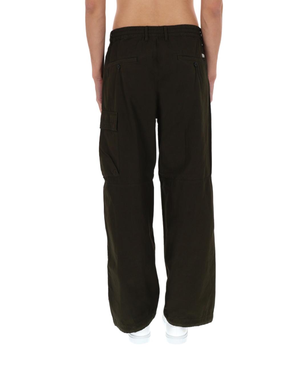 CP COMPANY Зеленые хлопковые повседневные брюки, фото 5