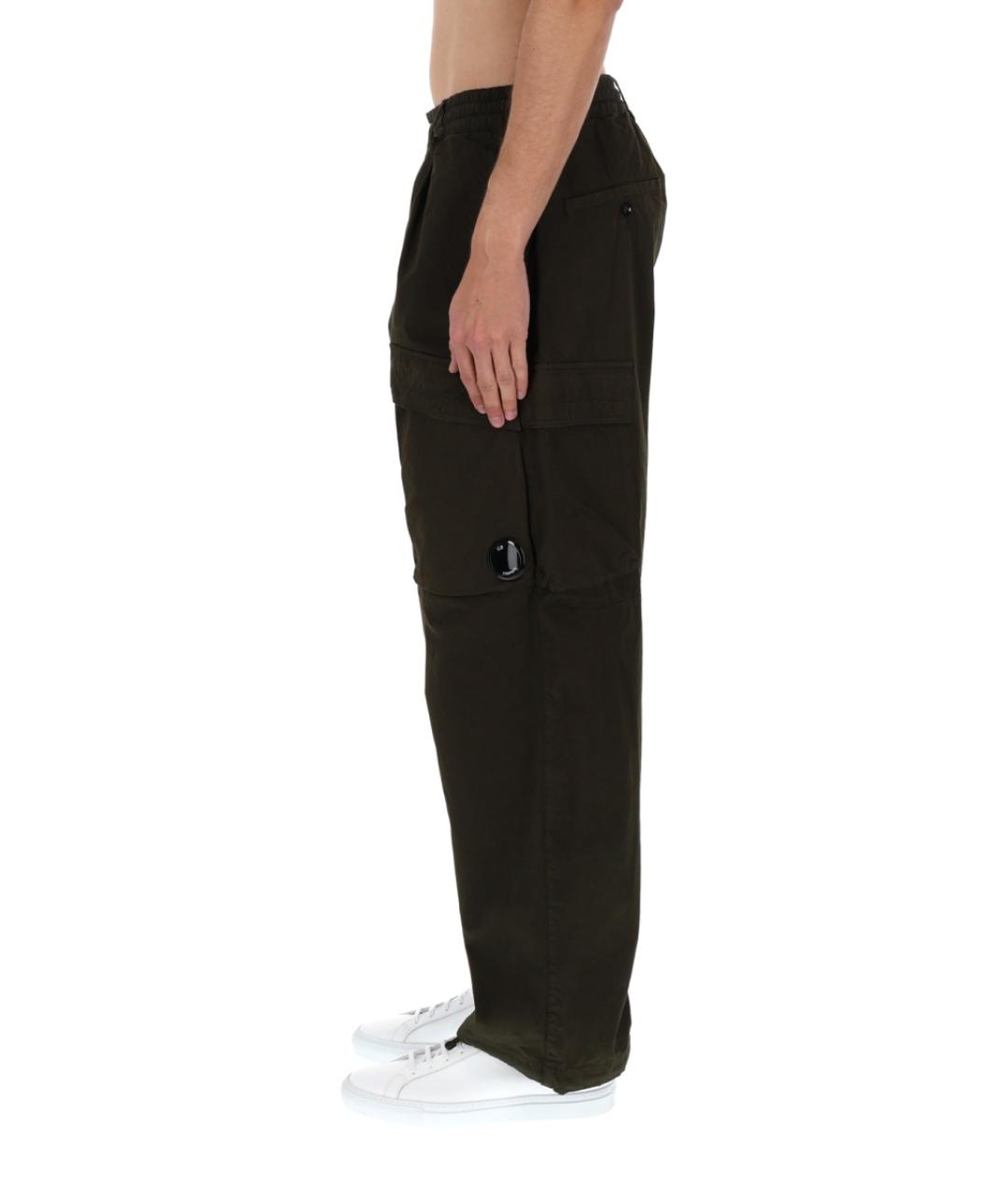 CP COMPANY Зеленые хлопковые повседневные брюки, фото 4