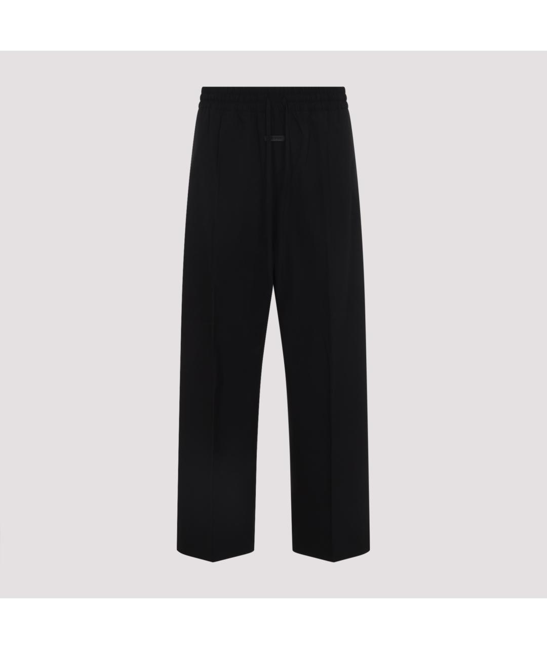 FEAR OF GOD Черные хлопковые повседневные брюки, фото 2