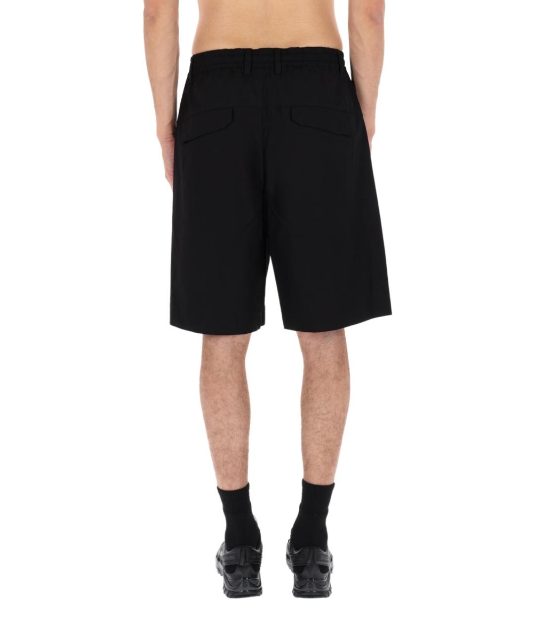 CP COMPANY Черные хлопковые шорты, фото 5