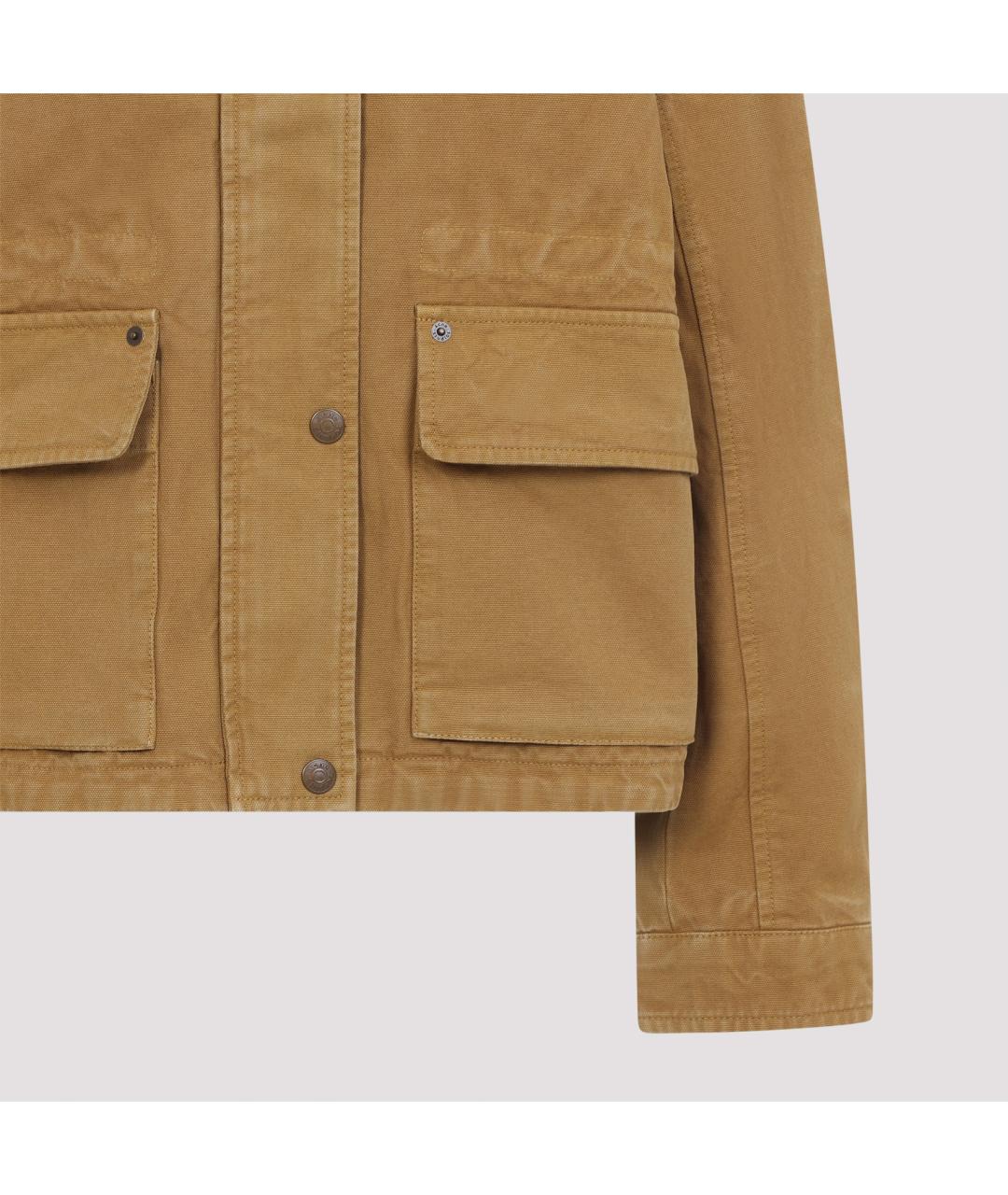 ACNE STUDIOS Коричневая хлопковая куртка, фото 3