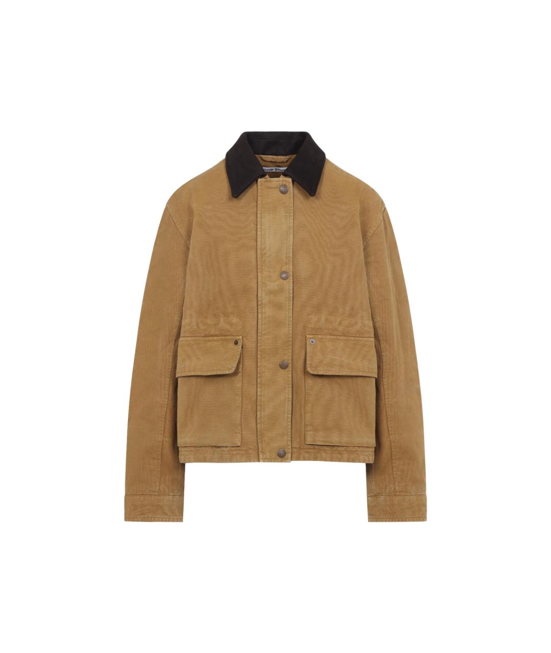 ACNE STUDIOS Коричневая хлопковая куртка, фото 1