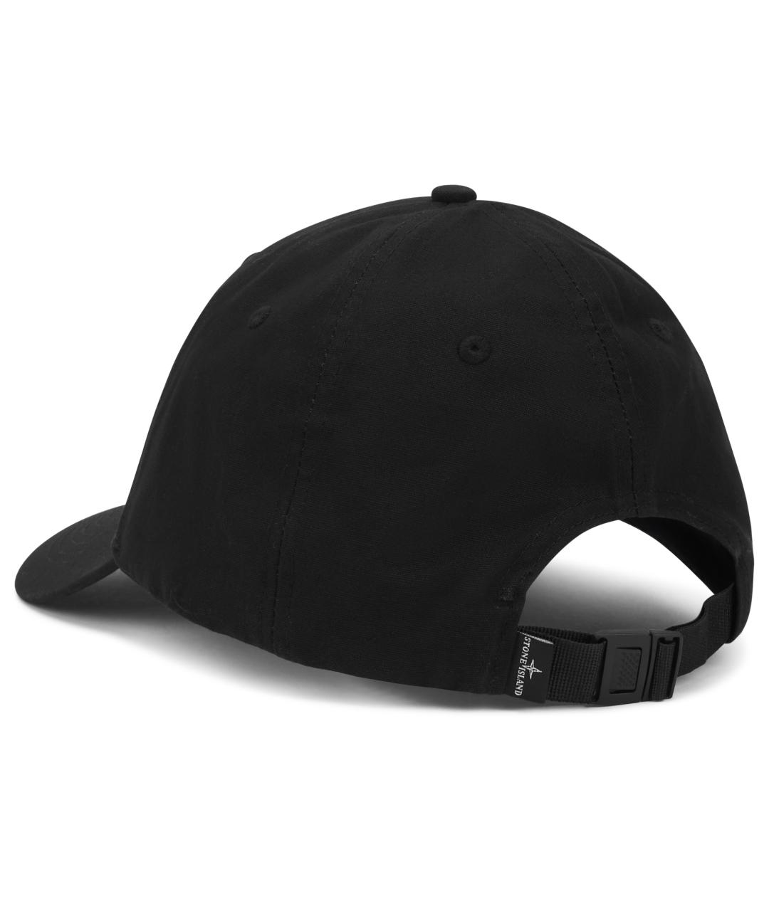 STONE ISLAND Черная хлопковая кепка/бейсболка, фото 3