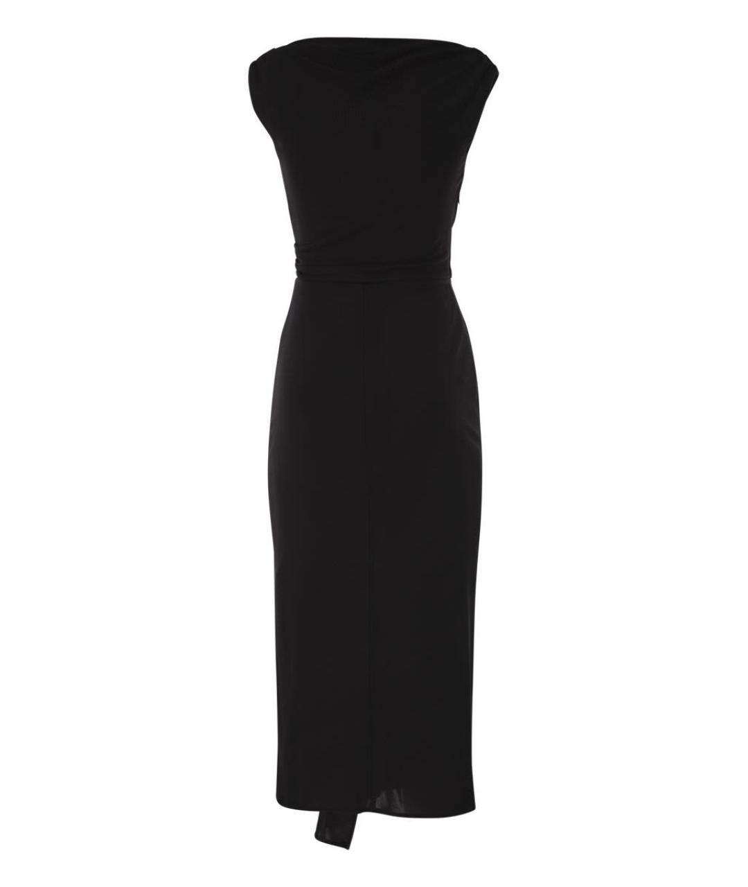 MAX MARA Черное вискозное вечернее платье, фото 2