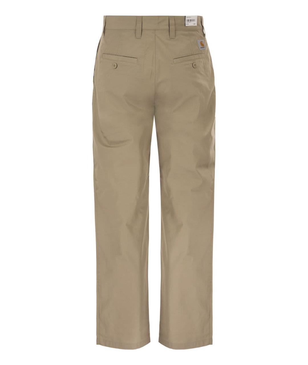 CARHARTT WIP Бежевые повседневные брюки, фото 2
