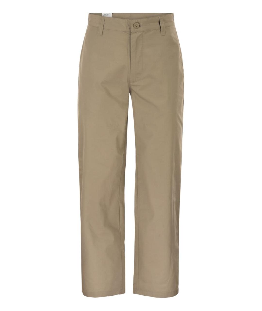 CARHARTT WIP Бежевые повседневные брюки, фото 1