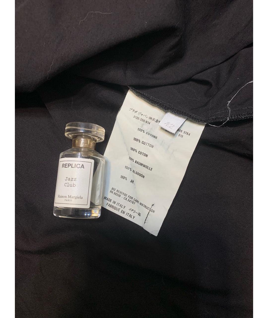 MIU MIU Черная хлопковая блузы, фото 5