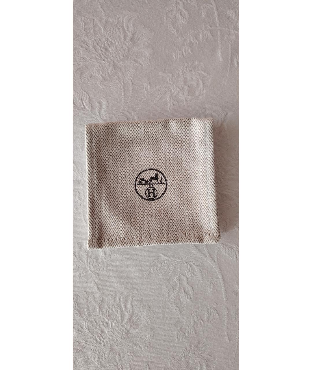 HERMES Розовый кожаный браслет, фото 7