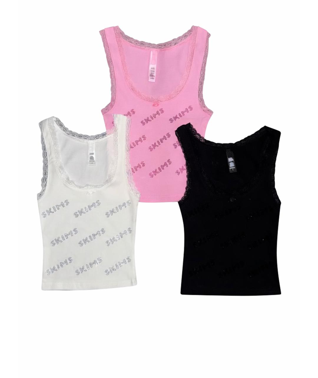 SKIMS Черная майка, фото 1