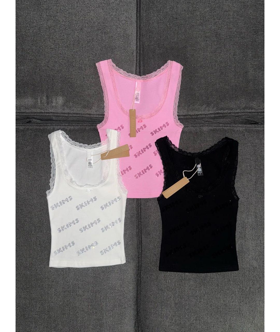 SKIMS Черная майка, фото 7