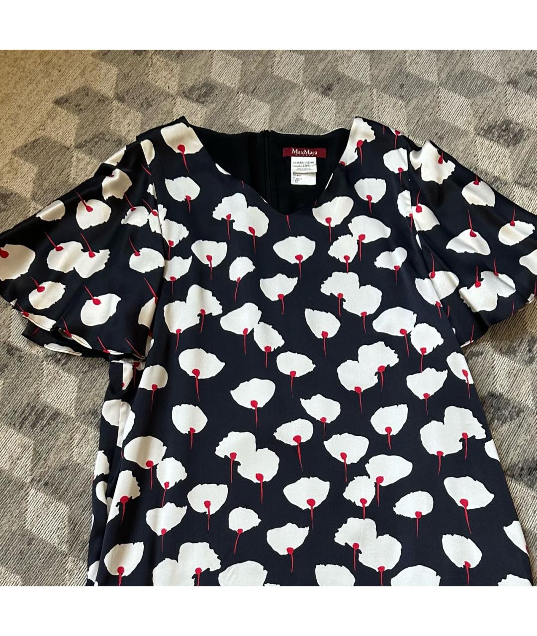 'S MAX MARA Шелковое коктейльное платье, фото 8