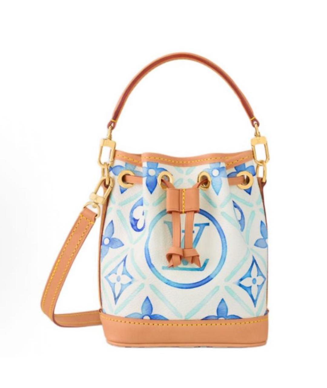 LOUIS VUITTON Голубая сумка с короткими ручками, фото 4