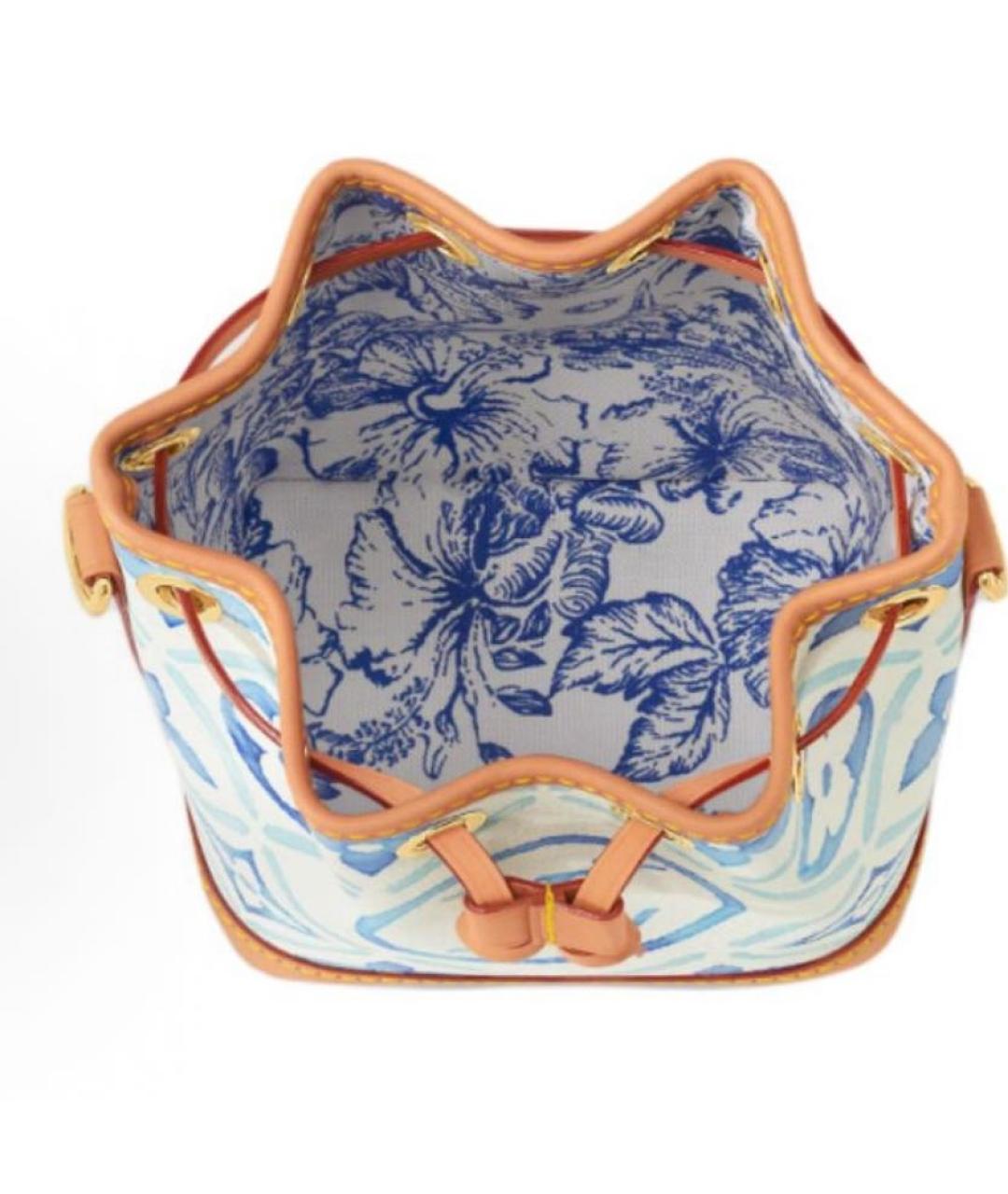 LOUIS VUITTON Голубая сумка с короткими ручками, фото 2