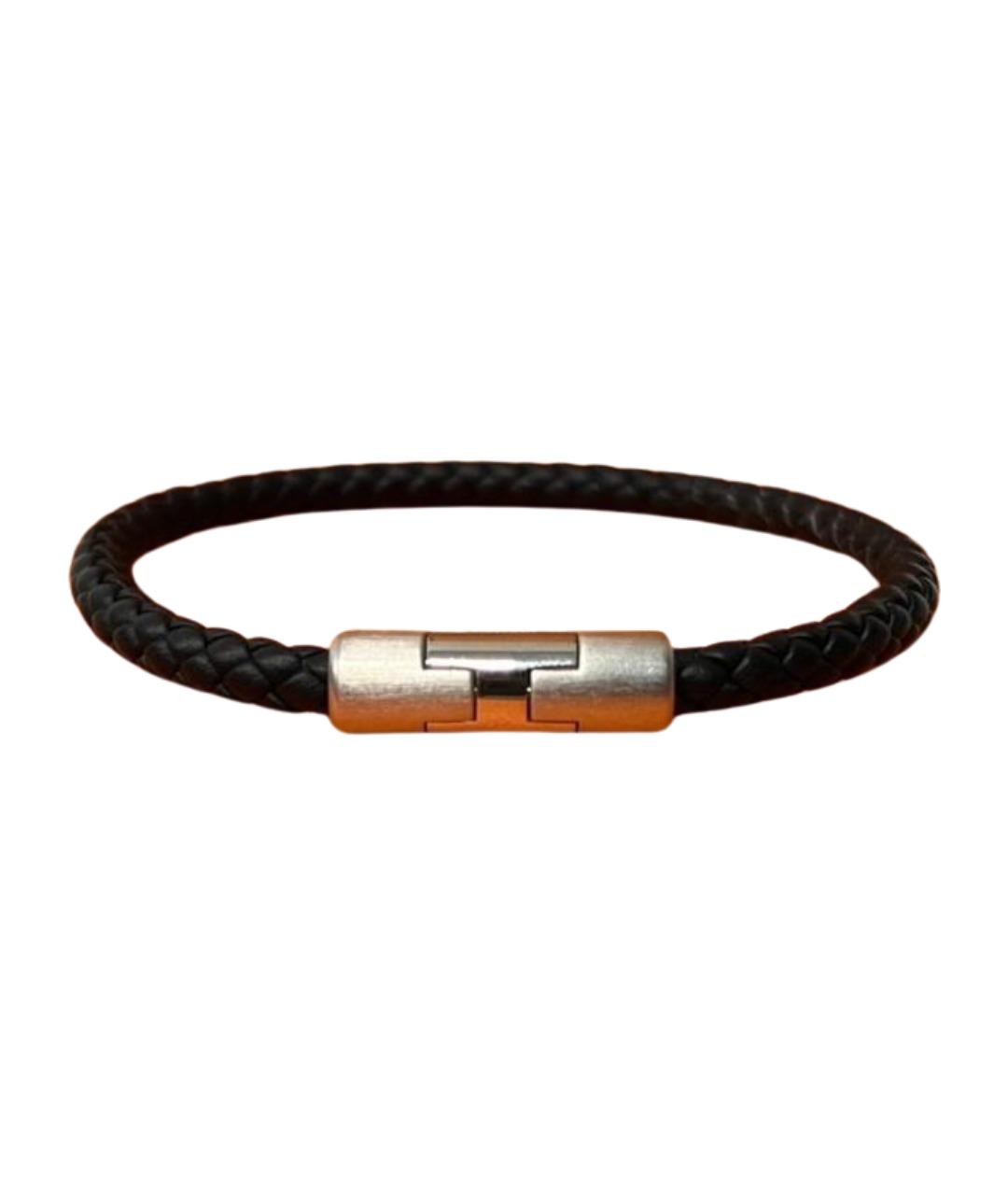 HERMES Черный браслет, фото 1