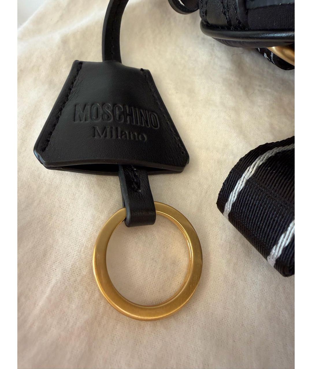 MOSCHINO Черная поясная сумка, фото 7