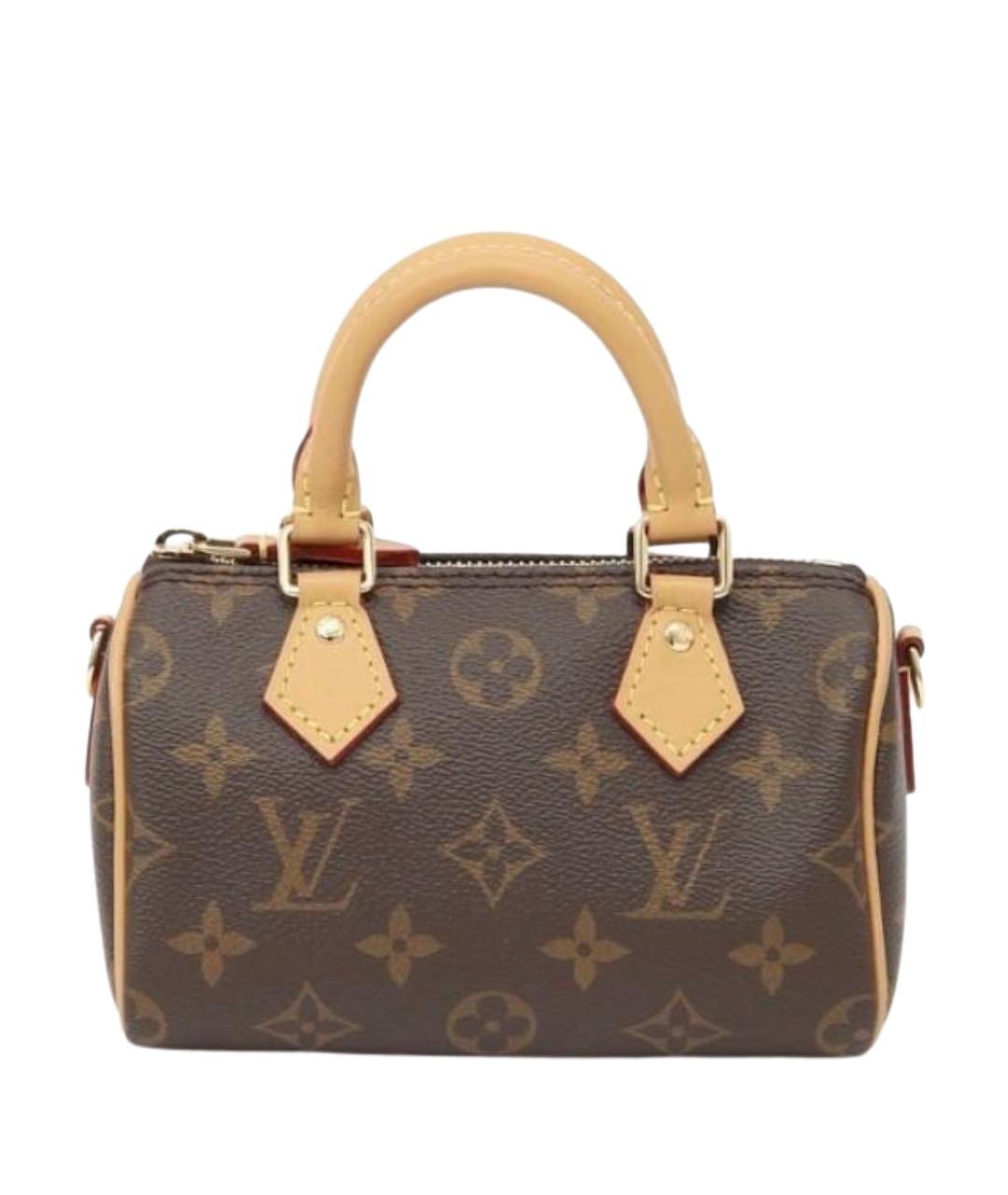 LOUIS VUITTON Коричневая сумка с короткими ручками, фото 1
