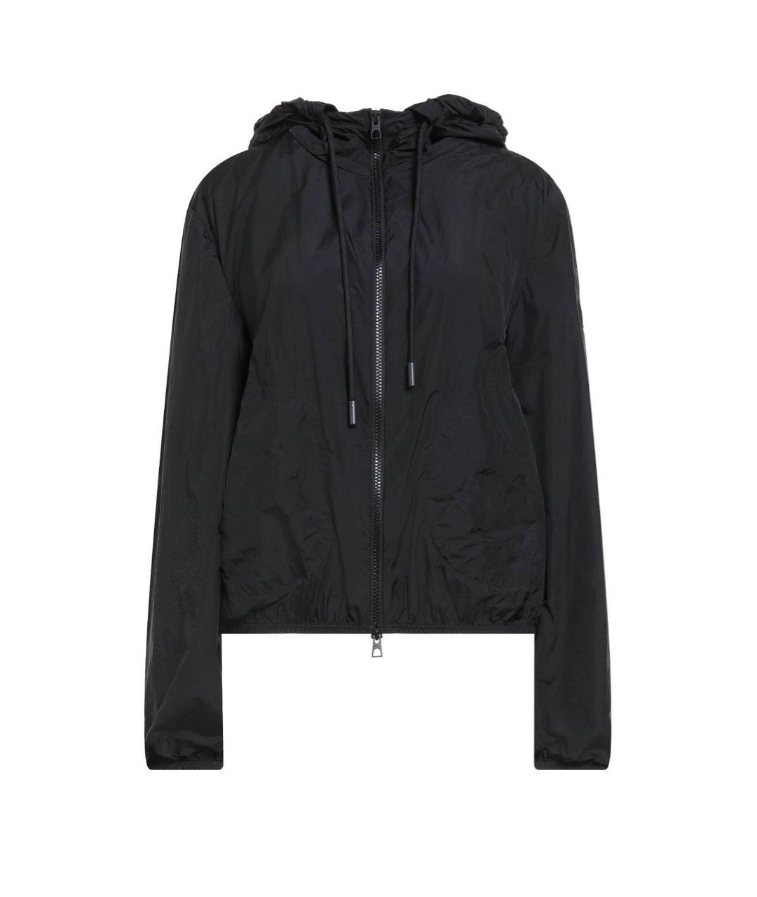 MONCLER Черная полиэстеровая куртка, фото 1