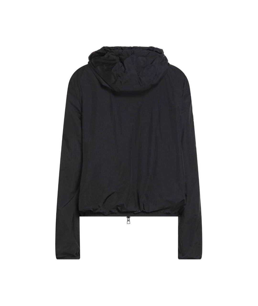 MONCLER Черная полиэстеровая куртка, фото 2