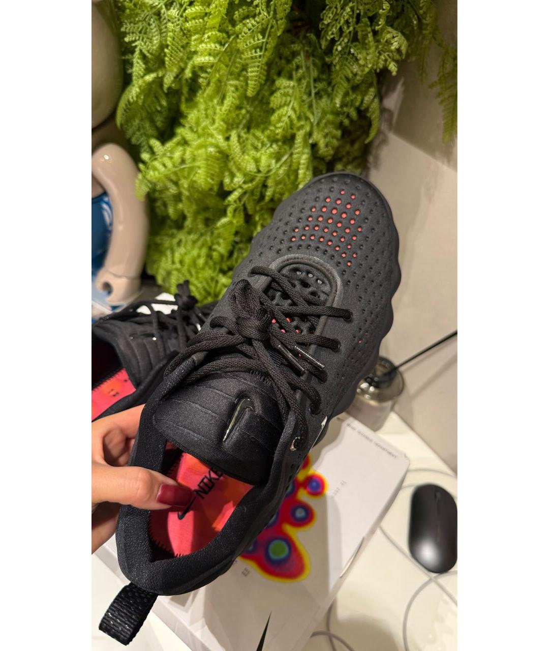 NIKE Черные синтетические низкие кроссовки / кеды, фото 7