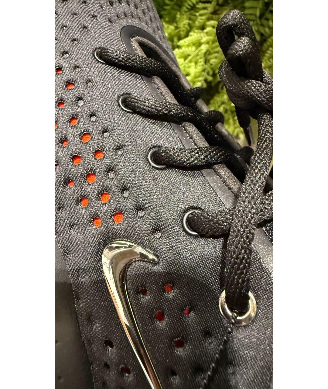 NIKE Черные синтетические низкие кроссовки / кеды, фото 3