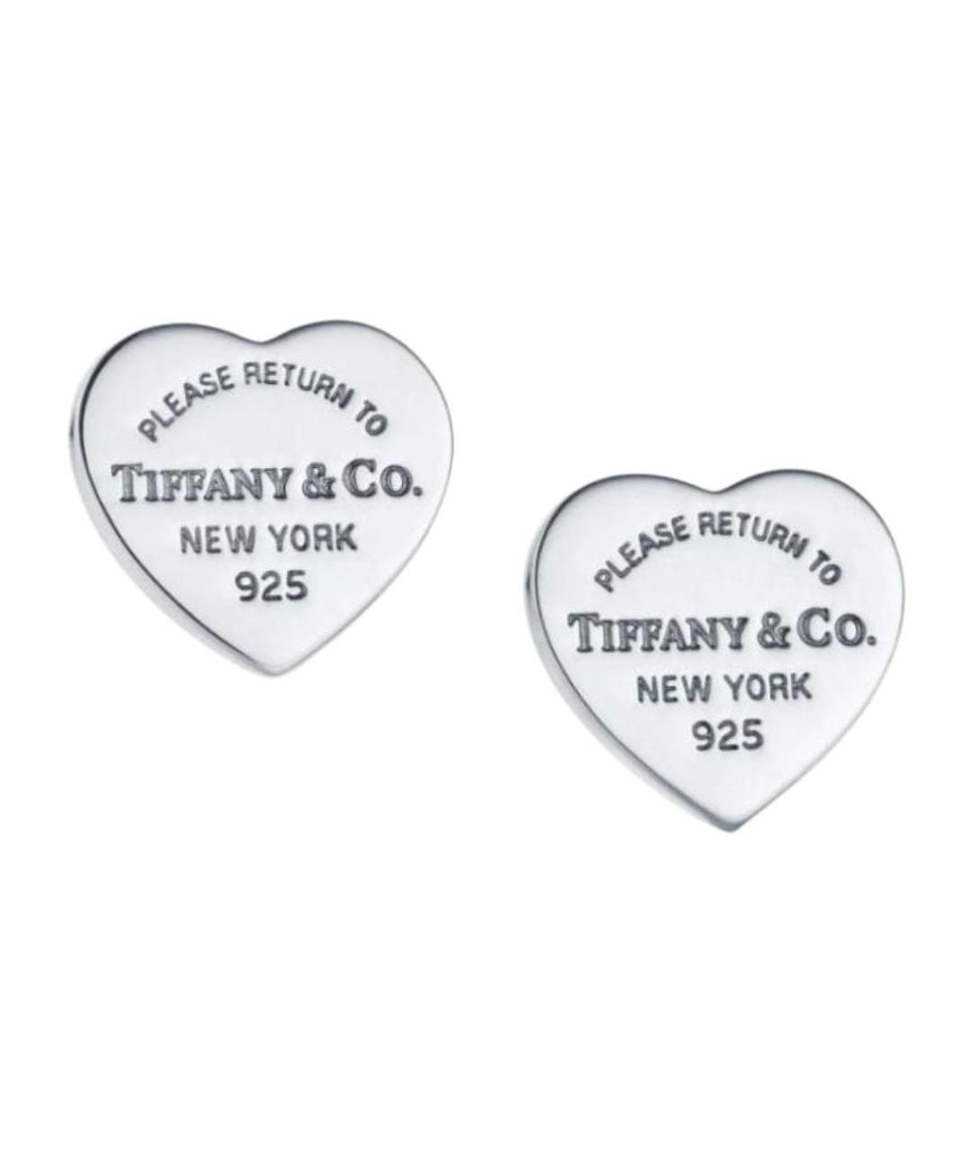 TIFFANY&CO Серебряные серебряные серьги, фото 1