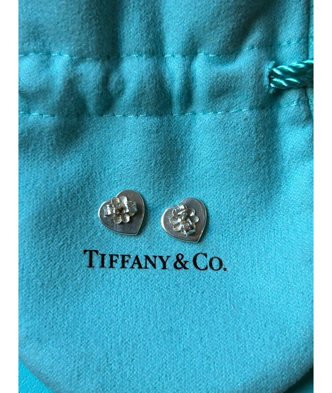 TIFFANY&CO Серебряные серебряные серьги, фото 3