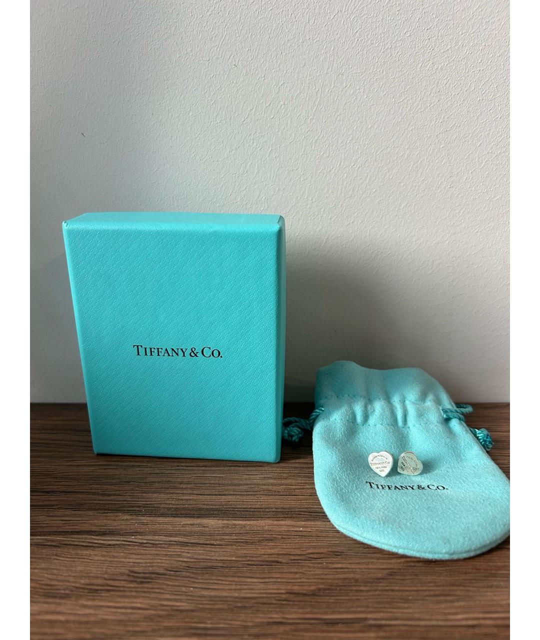 TIFFANY&CO Серебряные серебряные серьги, фото 4