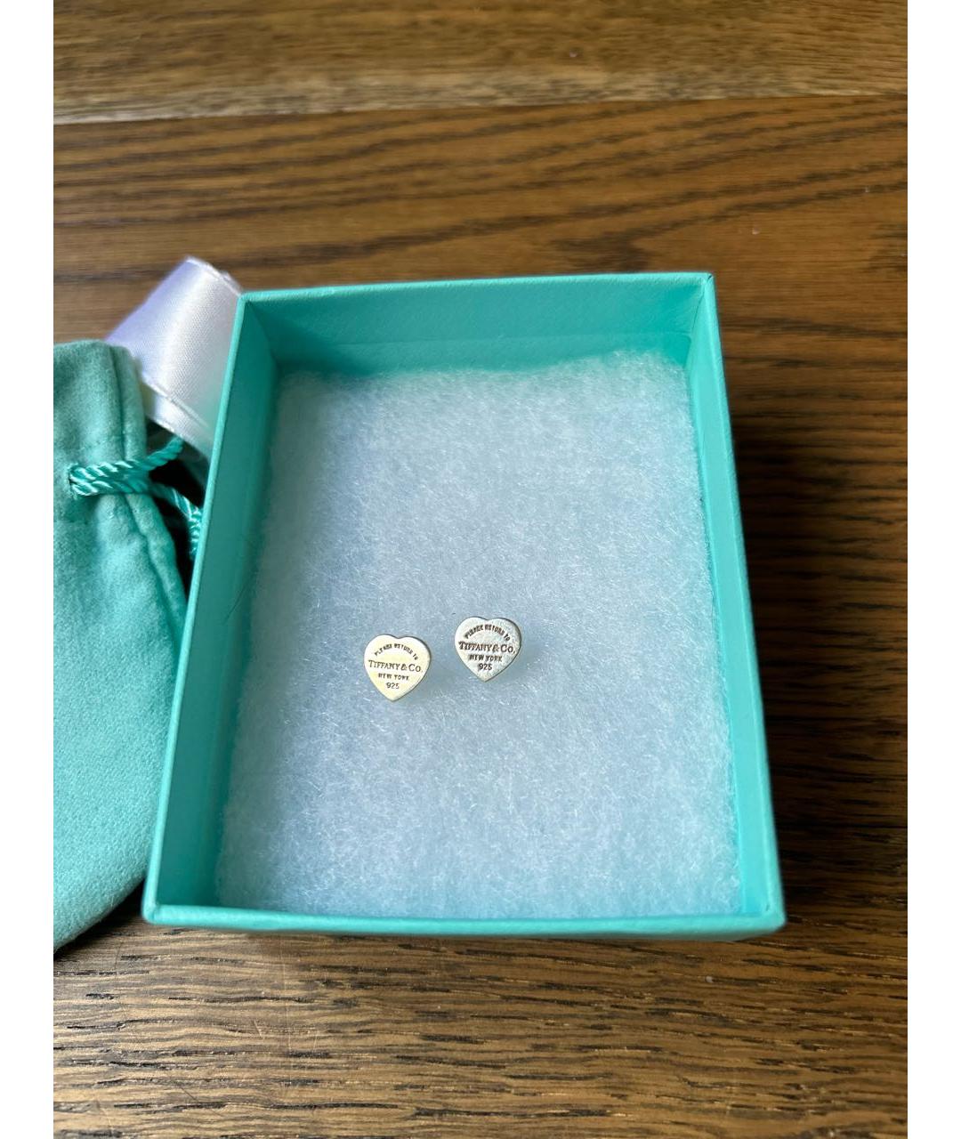 TIFFANY&CO Серебряные серебряные серьги, фото 5