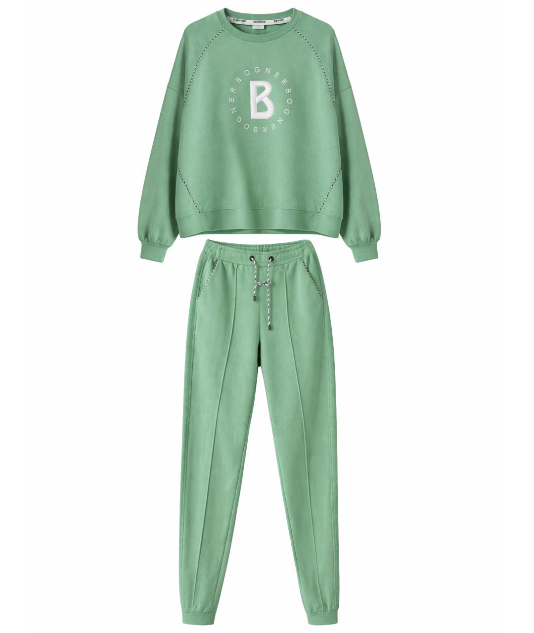 BOGNER Салатовый хлопковый спортивные костюмы, фото 1